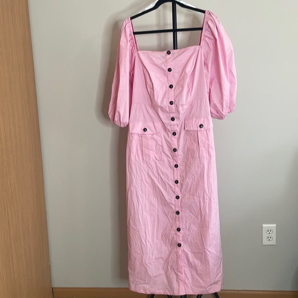 Plus Size Maxi Dress | Button Front Design | Size 18